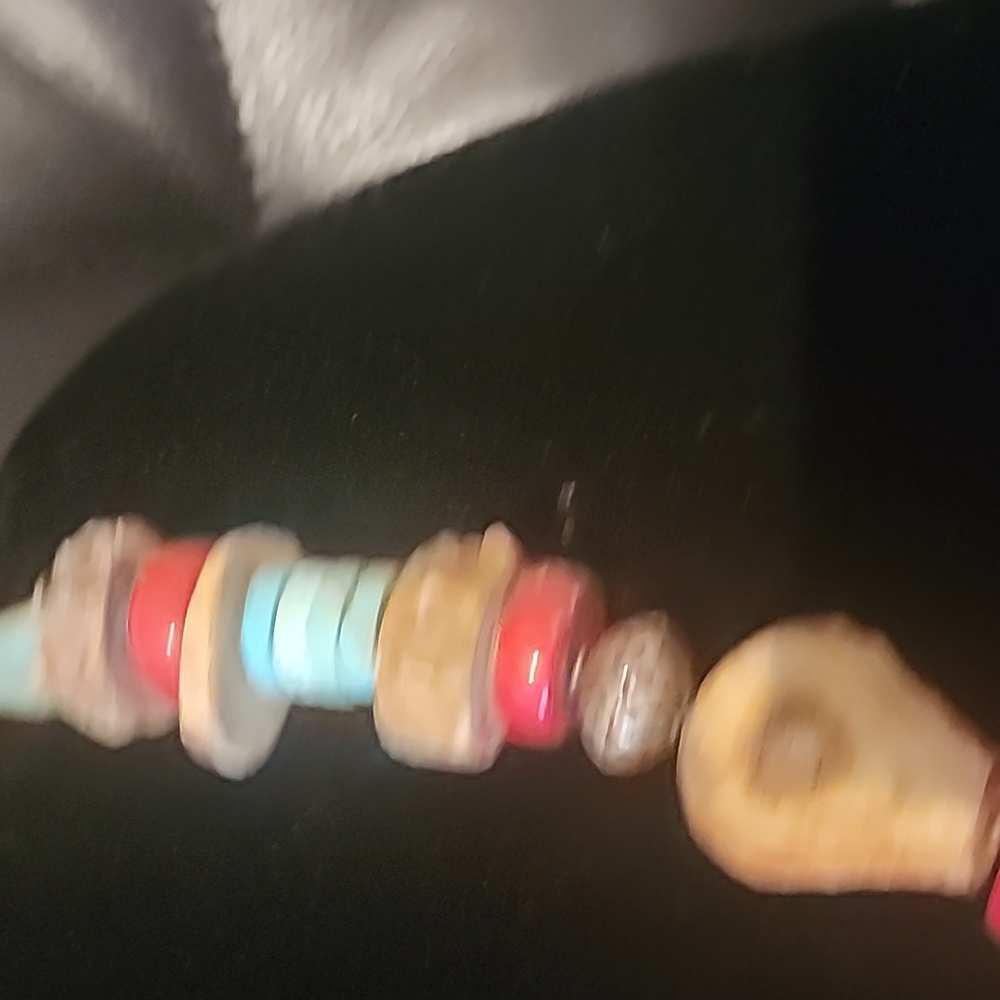 Handcrafted Multicolor Beaded Necklace - image 4